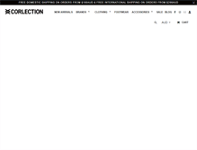 Tablet Screenshot of corlection.com